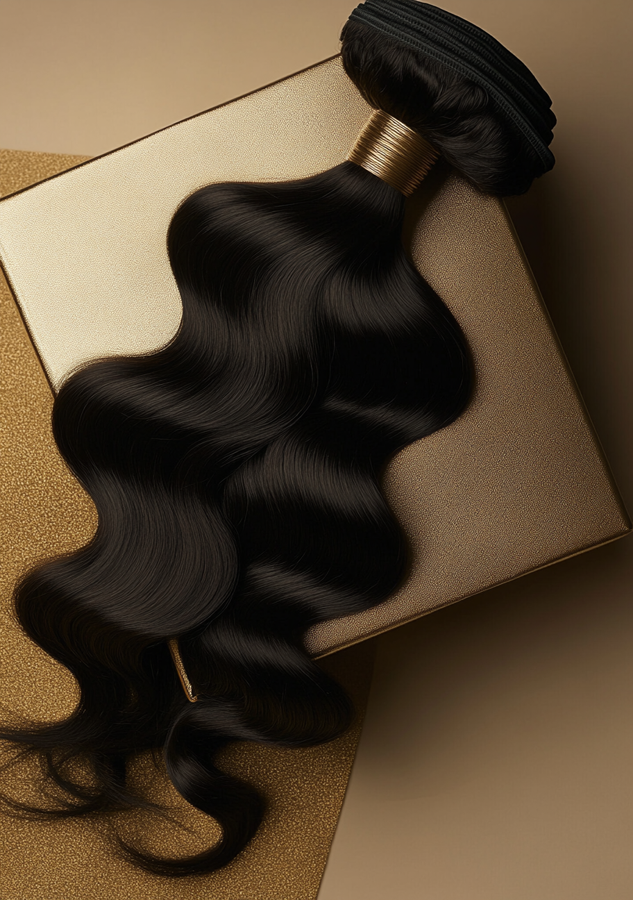 Céline Luxury Hair – 100g Raw Virgin Extensions in Straight, Wavy or Curly texture